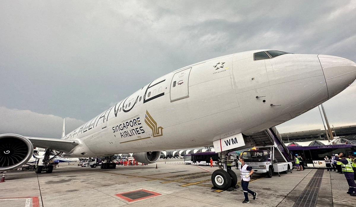 Singapore Airlines flight